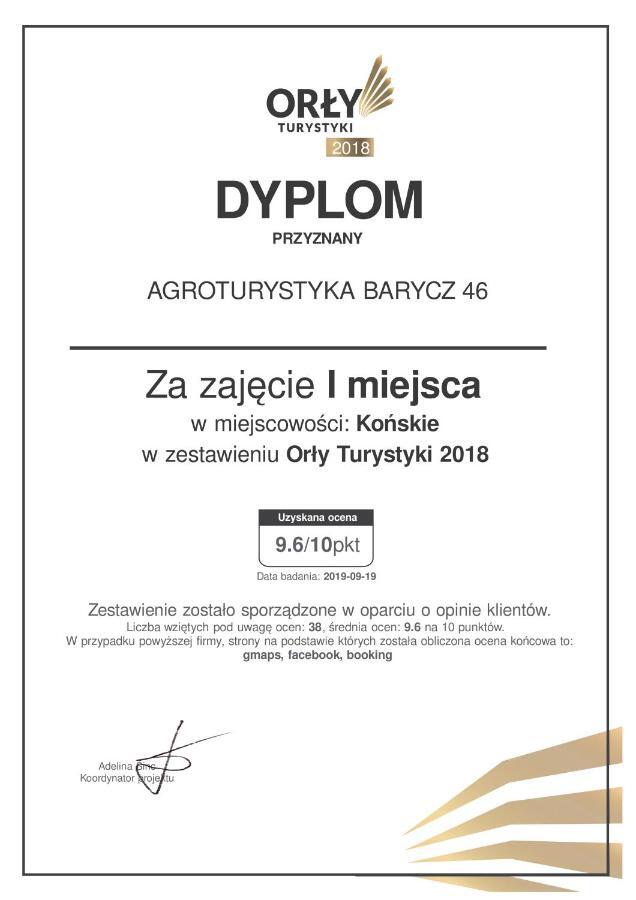Agroturystyka Barycz 46 Konskie Exterior foto